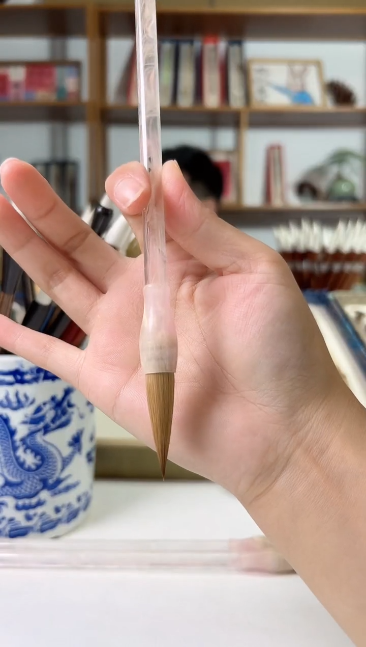 亚克力粉色狼毫出锋3.6