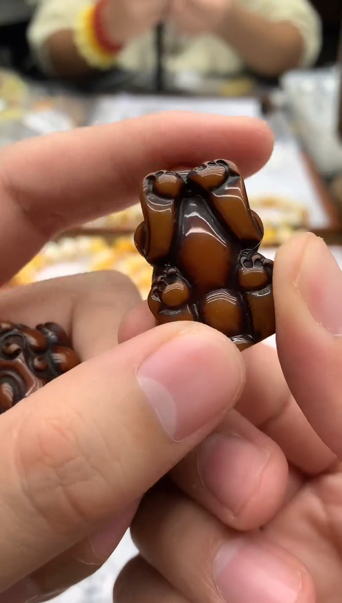 琥珀颈饰未镶嵌Q26【偶得珠宝严选】琥珀蜜蜡吊坠