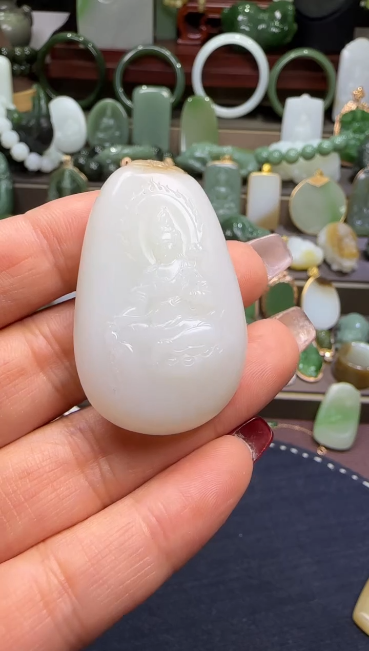 【闪购商品】和田玉【宏钰珠宝0204】65未镶嵌