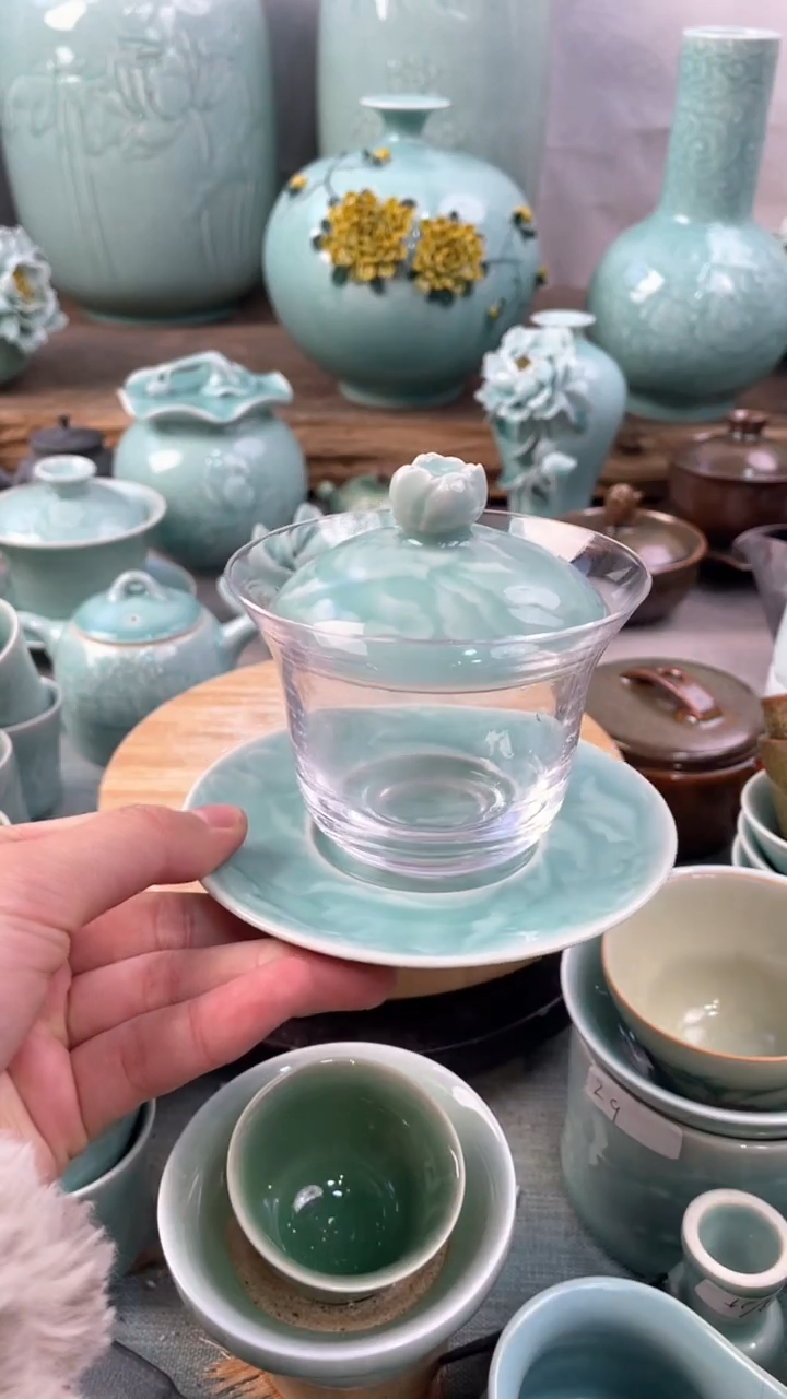 【闪购商品】特价 微瑕 慧仙青瓷