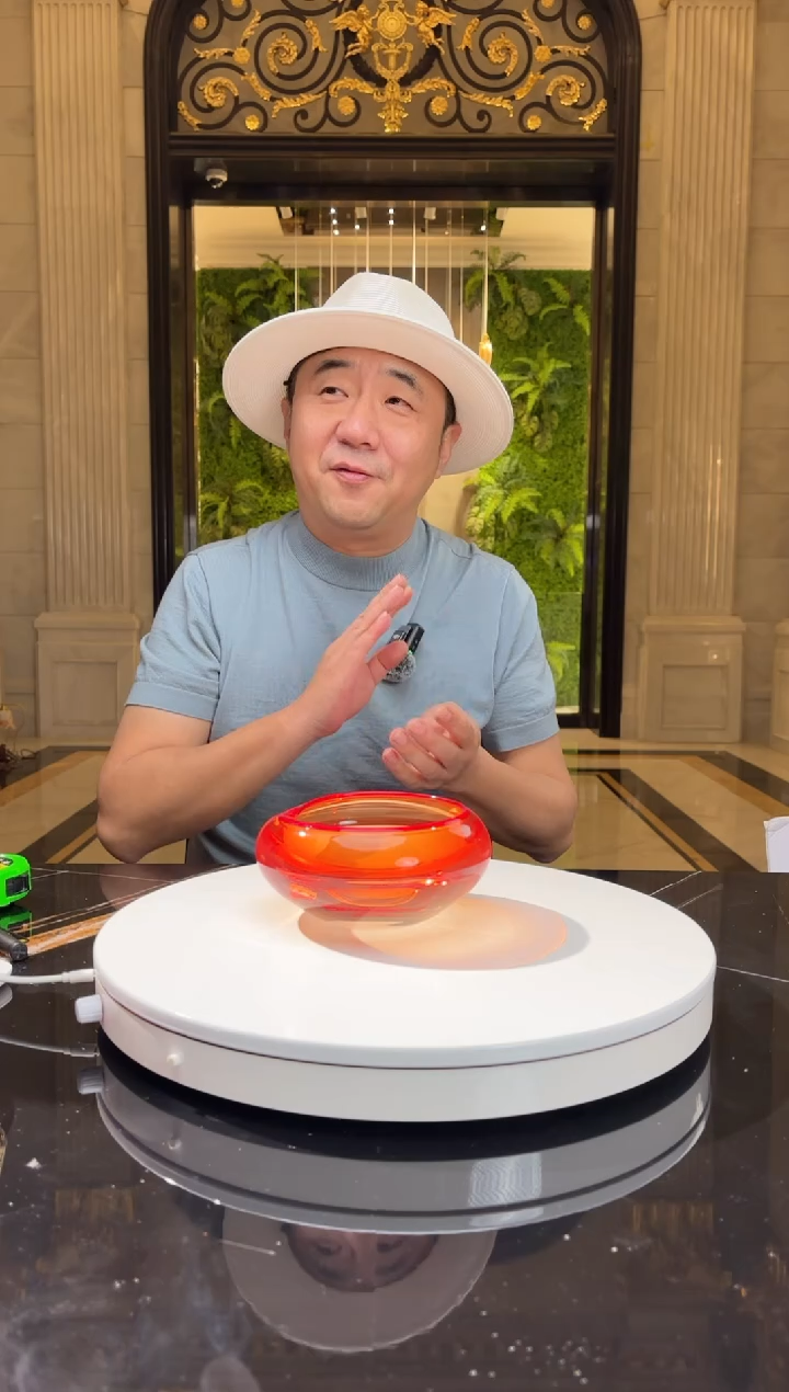 【闪购商品】摆件AJ01001红色小烟灰缸