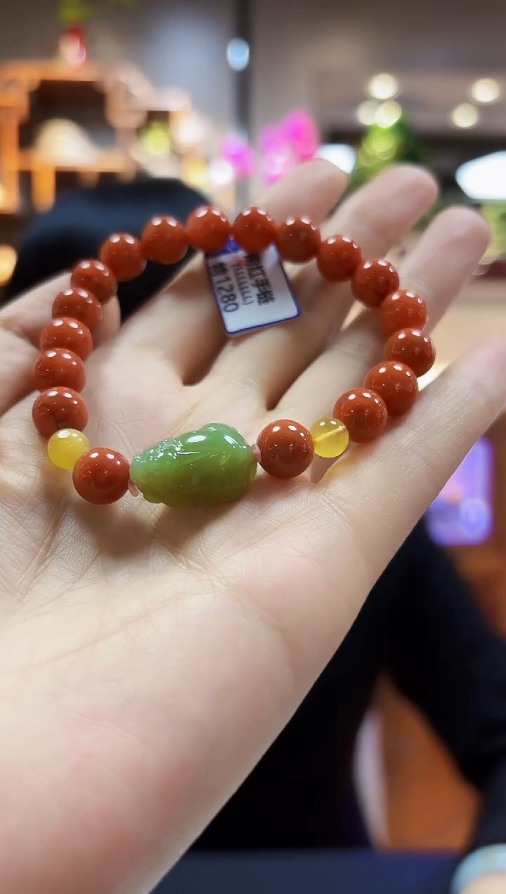 【闪购商品】南红玛瑙手链未镶嵌手链9+