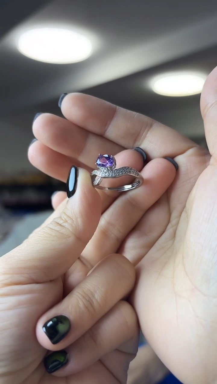 未镶嵌戒指水晶（多样性发一件）