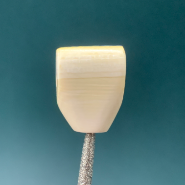 H5275天然猛犸牙精品三通 支持鉴定 假一罚四