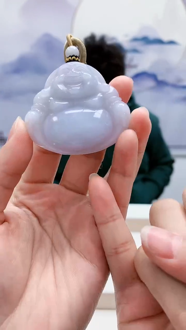 未镶嵌定制翡翠5175lr-毛货挂件39