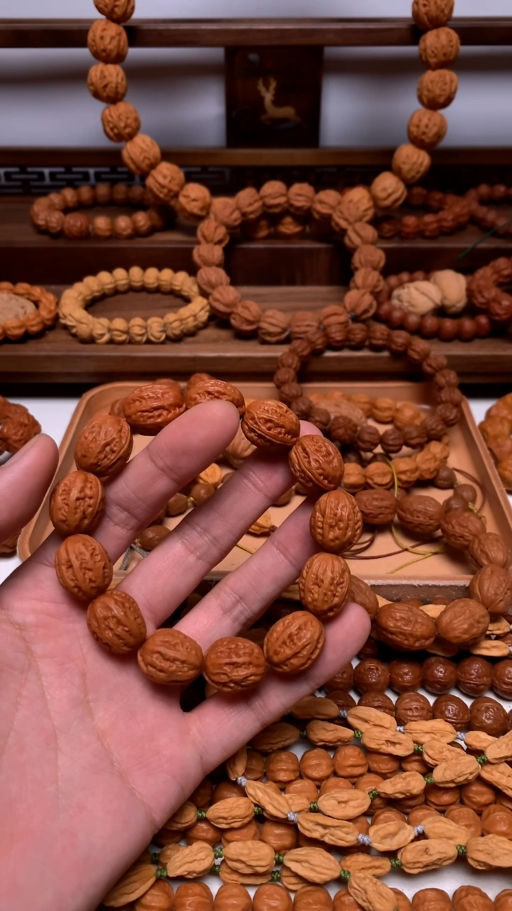 手串文玩核桃吾野生小核桃