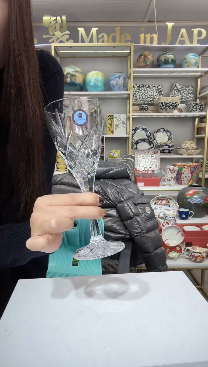 瓷水晶高脚红酒杯一只装