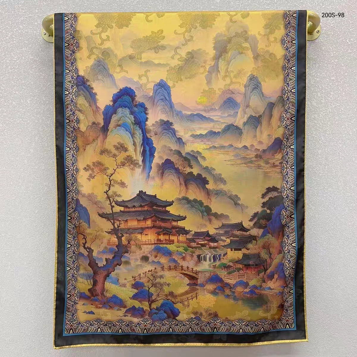008香芸纱双面双色70*180长巾百搭经典国风款