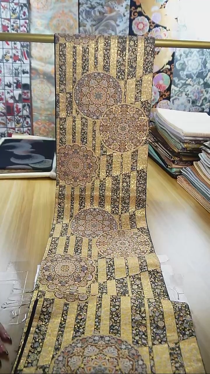 【闪购商品】织绣织锦164细密织宝相花