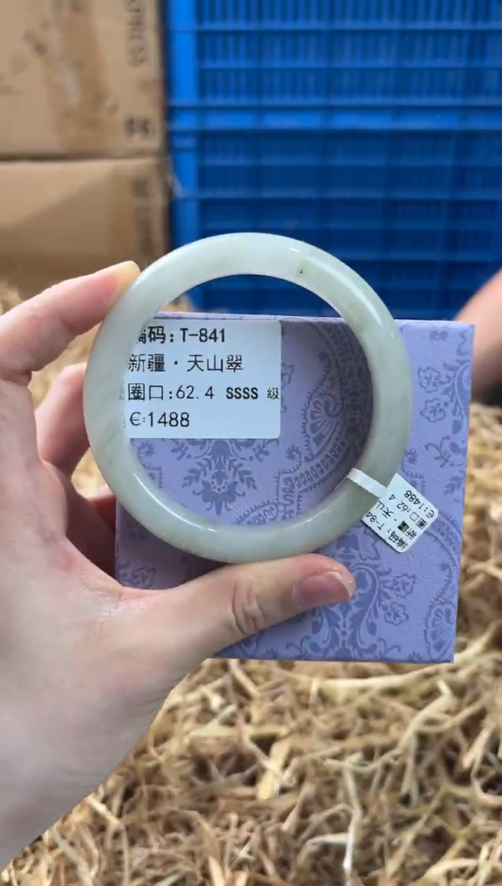 未镶嵌手镯石英质玉T-841