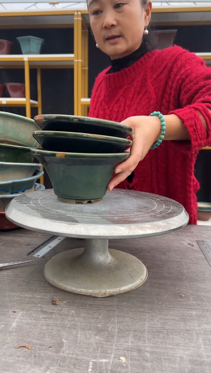 游****717号斗笠盆三盆大瑕组合