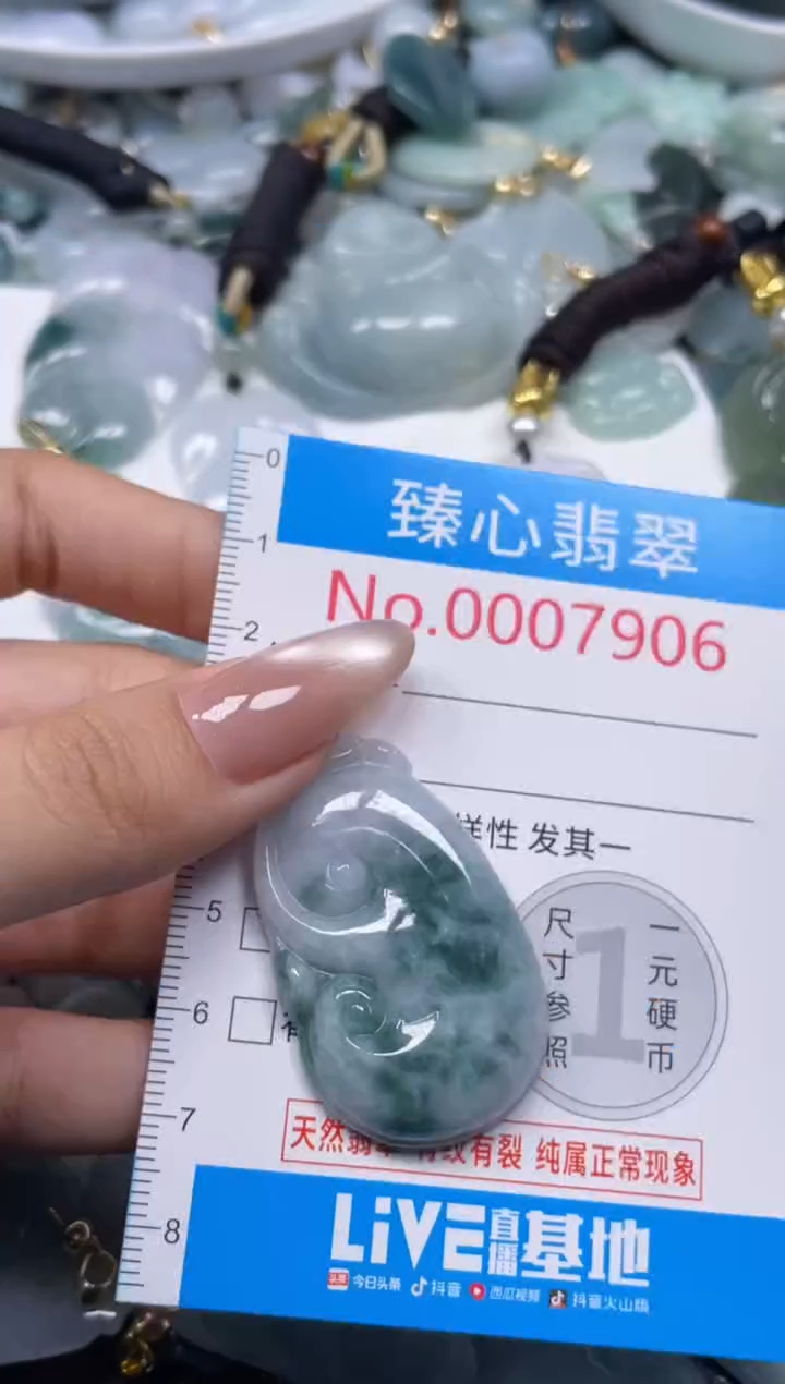 颈饰未镶嵌翡翠7906