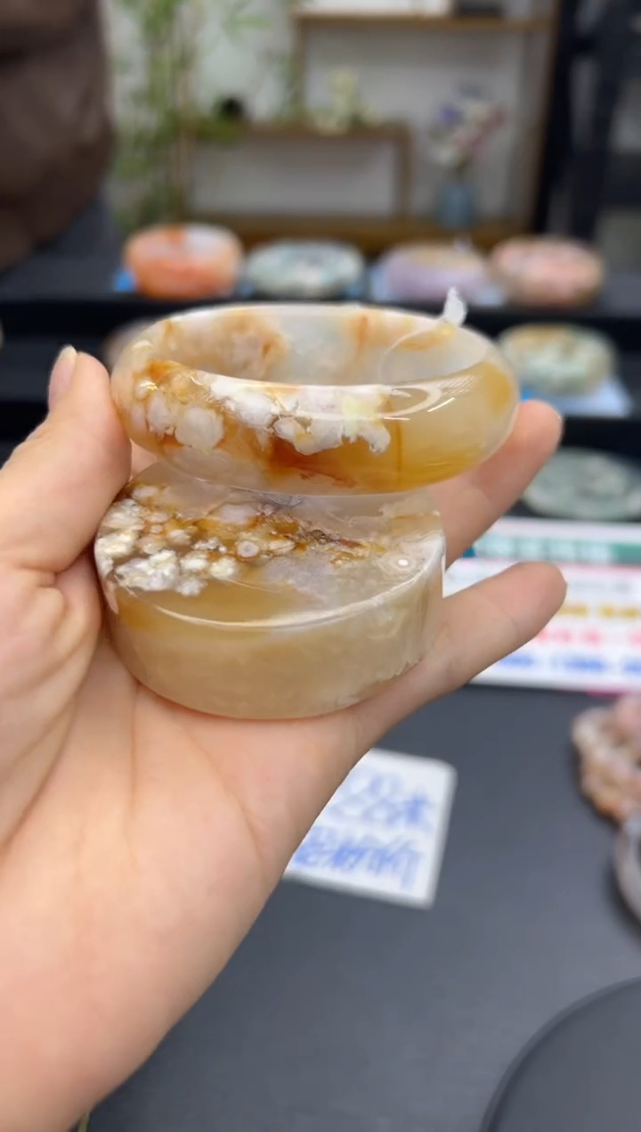 【闪购商品】石英质玉手镯未镶嵌A271(57圈赠送镯心)