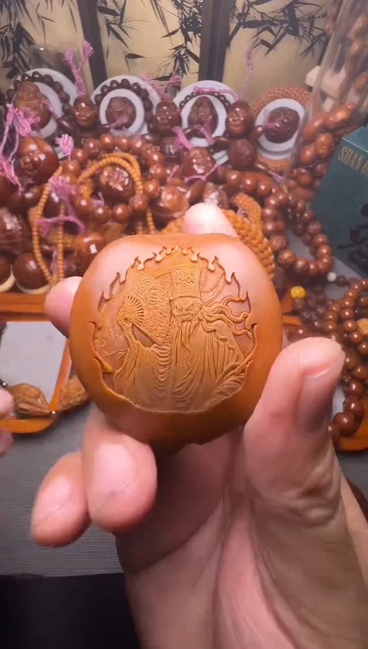 手串橄榄核黑白无常