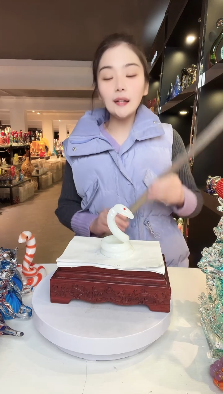 【闪购商品】茶盏琉璃摆件家居摆件