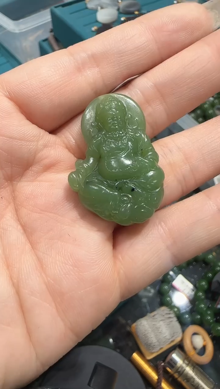 【闪购商品】和田玉吊坠/多样性发/黄CC未镶嵌R189