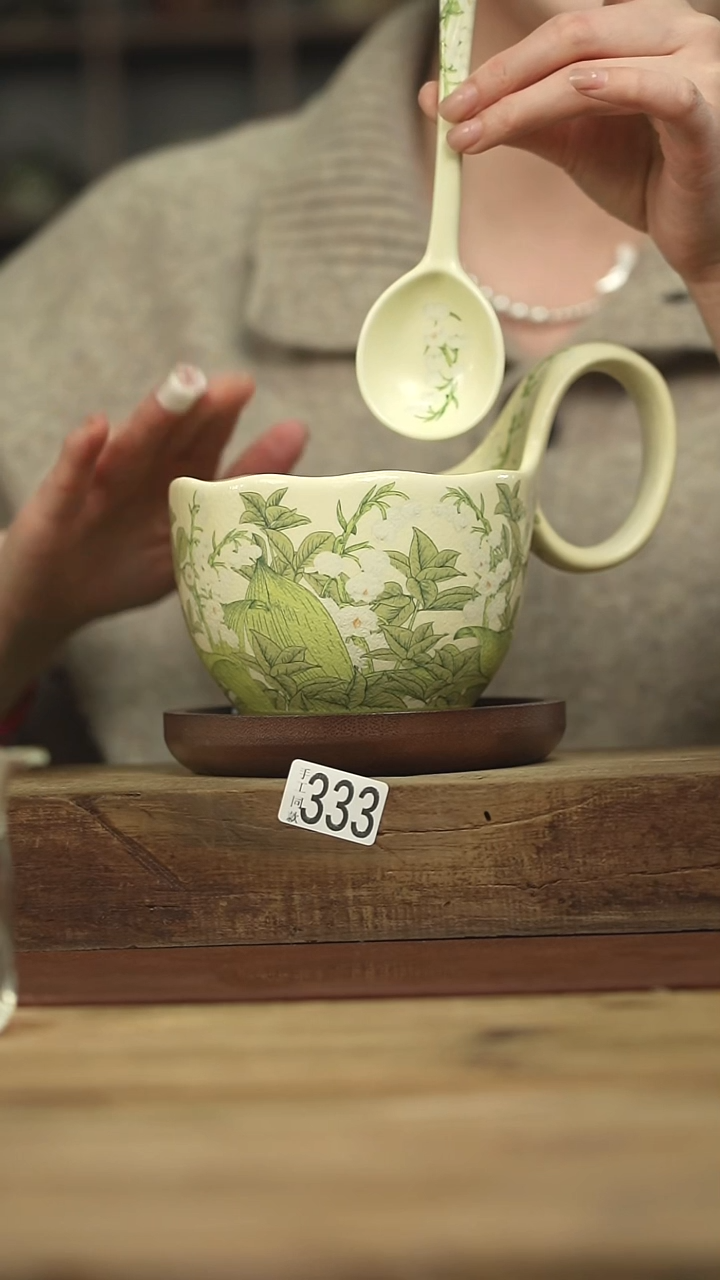 福利！！不顾一切落单！！铃兰杯+碟+勺