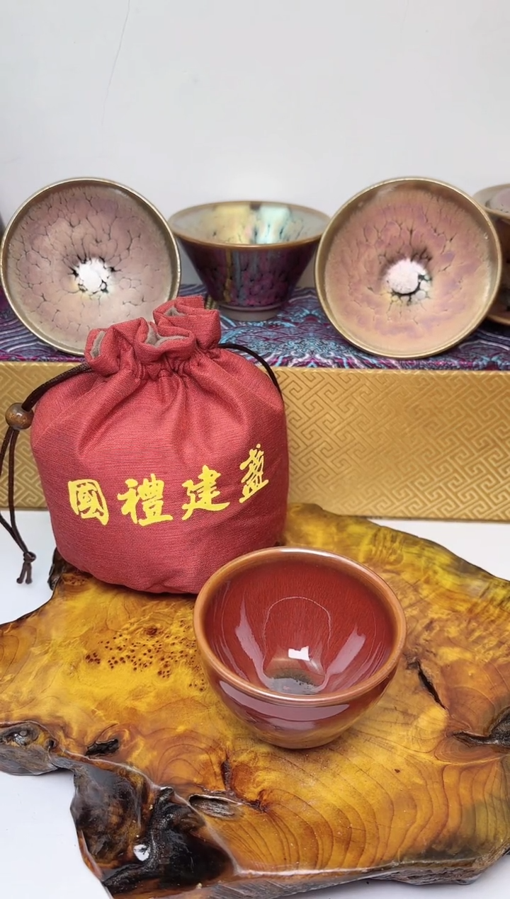 【闪购商品】茶盏春申阁福利1只，小束口，盏袋