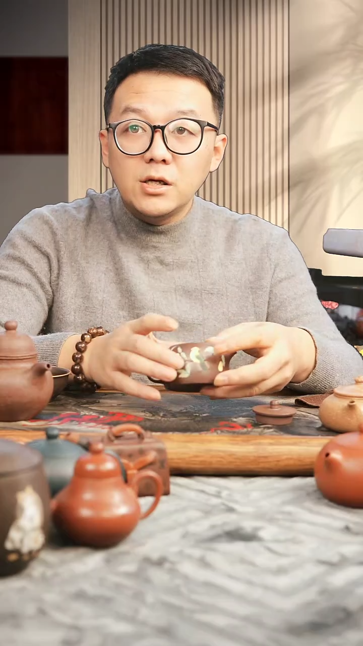 茶壶紫砂老紫泥喜上眉梢明式小汉瓦瑕疵