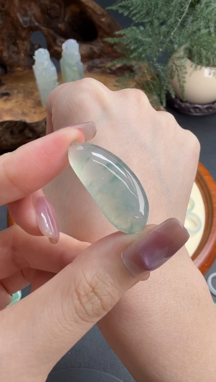 吊坠(不含链)未镶嵌翡翠翡翠饰品-204