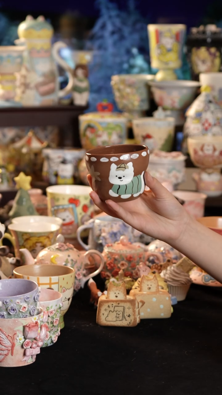 其他陶景德镇釉下彩手绘设计师款陶瓷