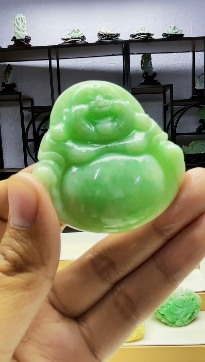 【闪购商品】定制翡翠未镶嵌毛货02150065多样性发其一