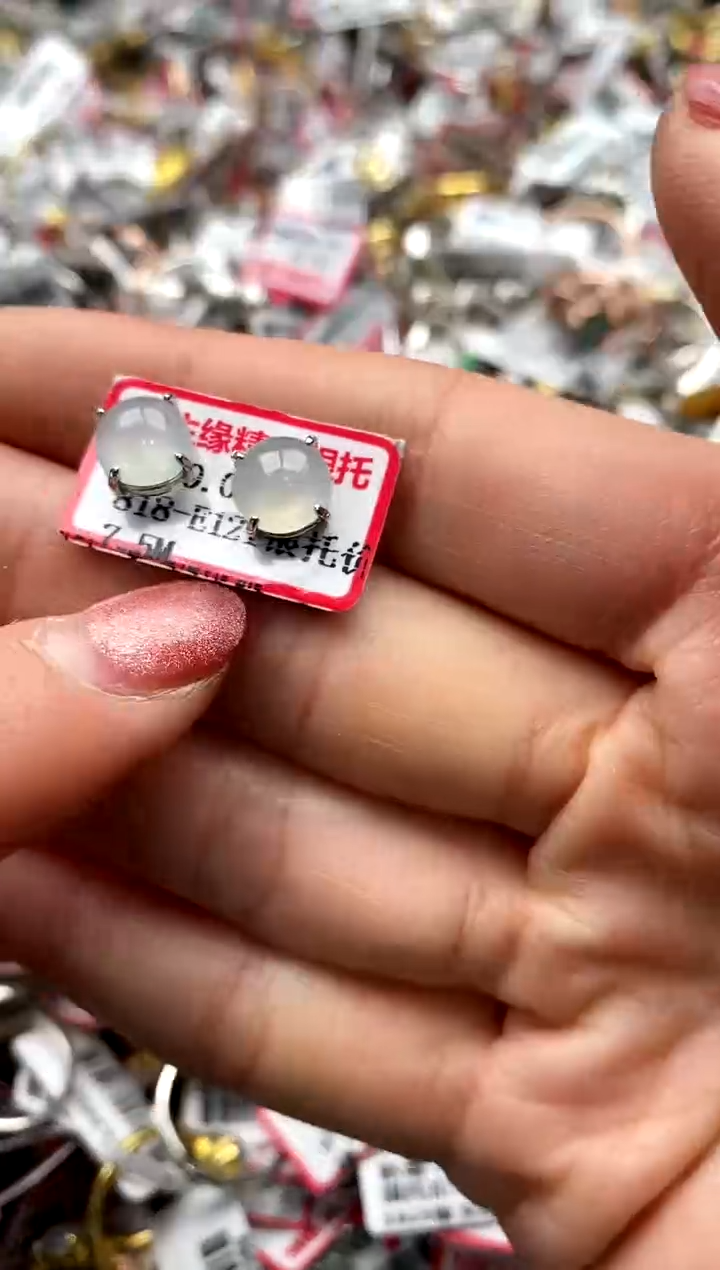 【闪购商品】翡翠戒指银S925镶嵌4444444    2