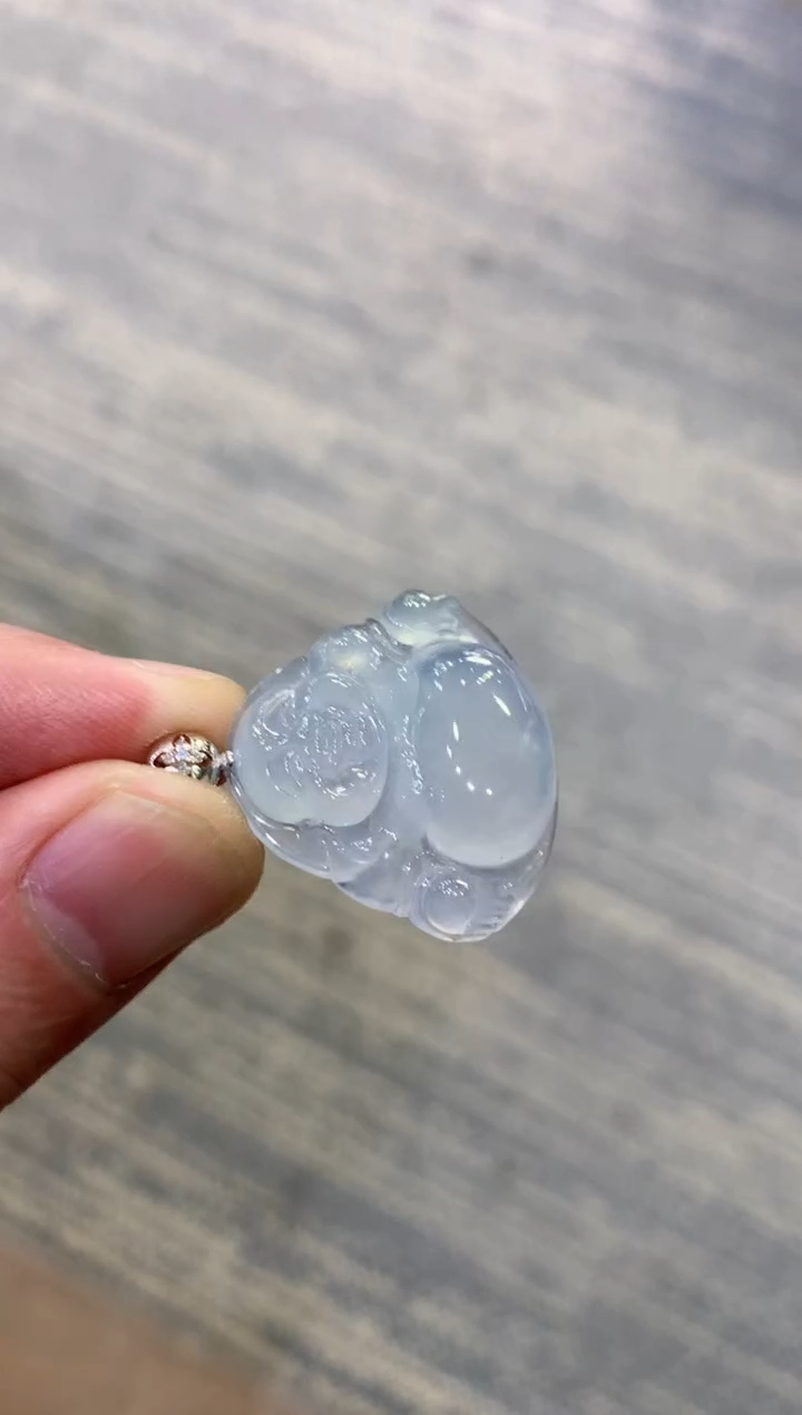 颈饰未镶嵌翡翠天然A货翡翠