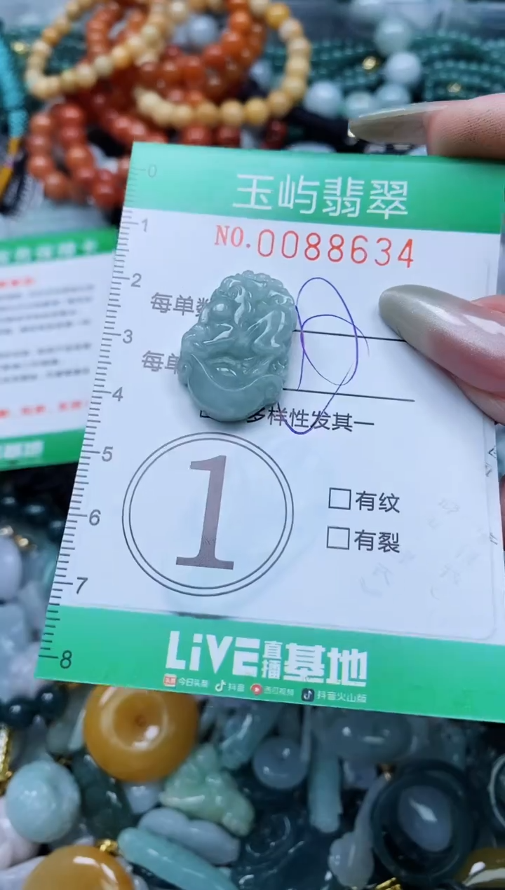 【闪购商品】翡翠颈饰未镶嵌闪购0088634多样性发其一