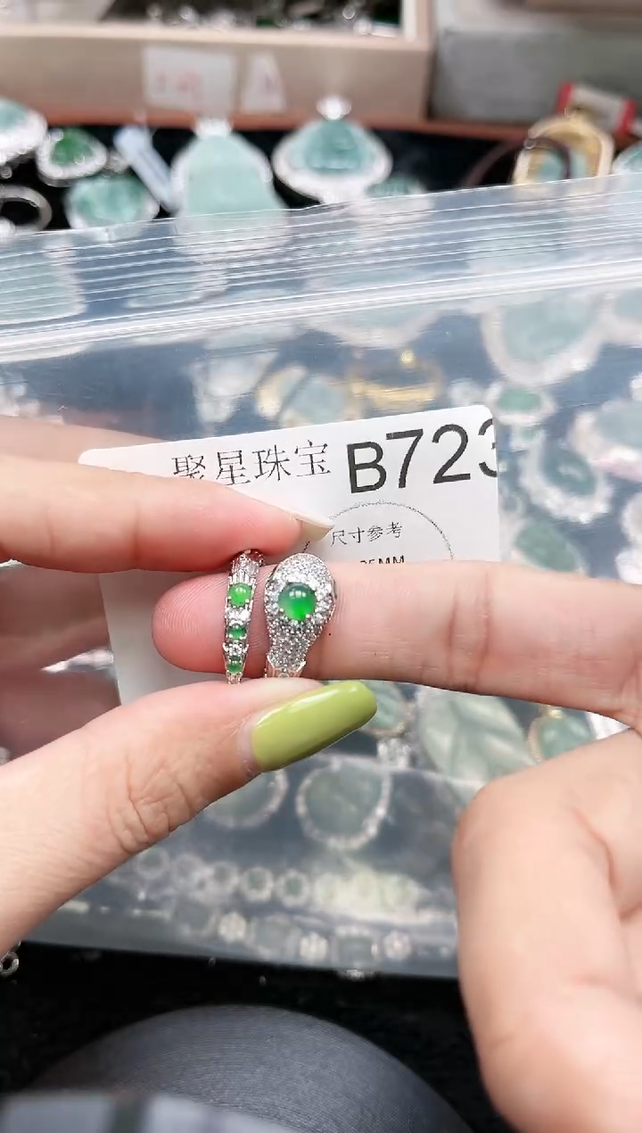 【闪购商品】翡翠颈饰未镶嵌723赠皮绳