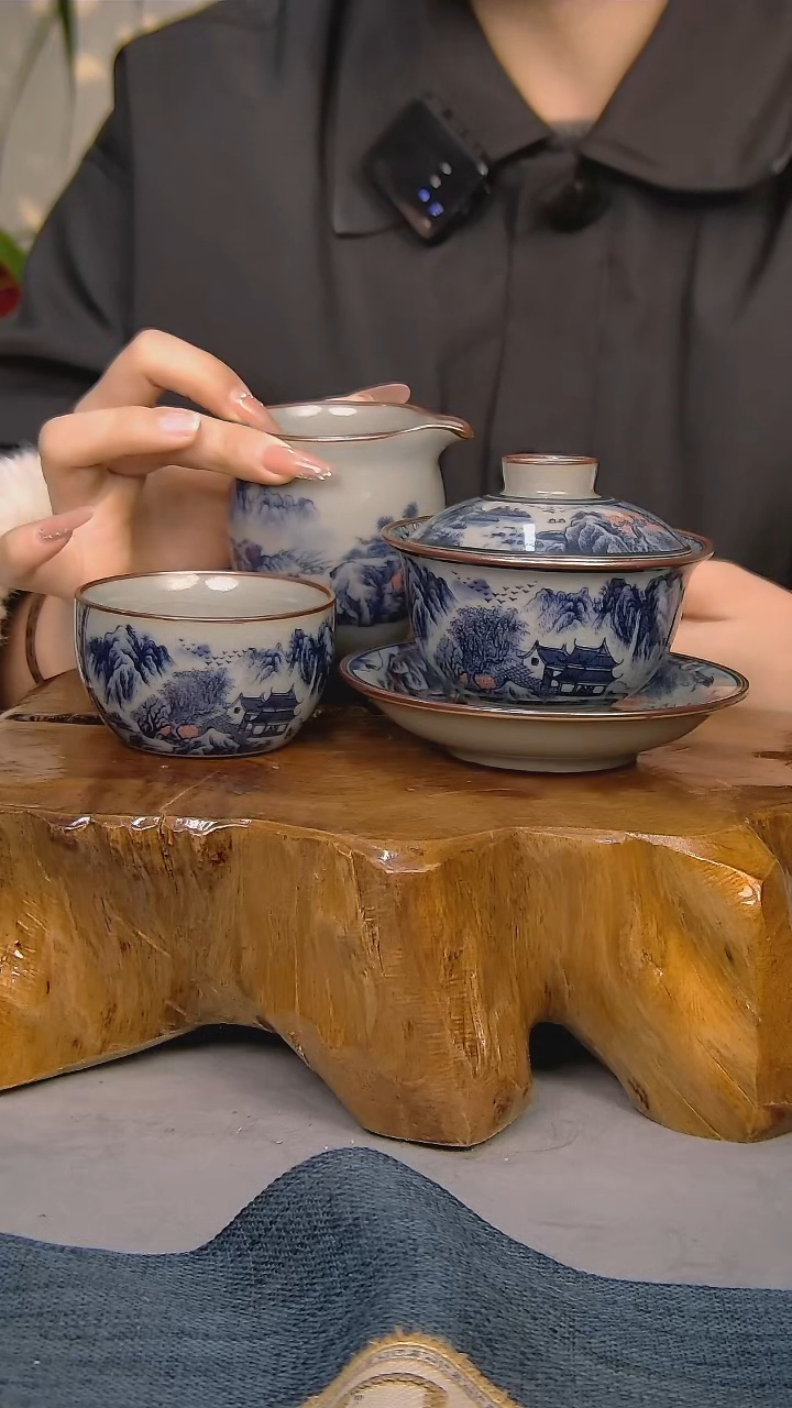 【闪购商品】简装家用款3件套 陶瓷家用茶具系列