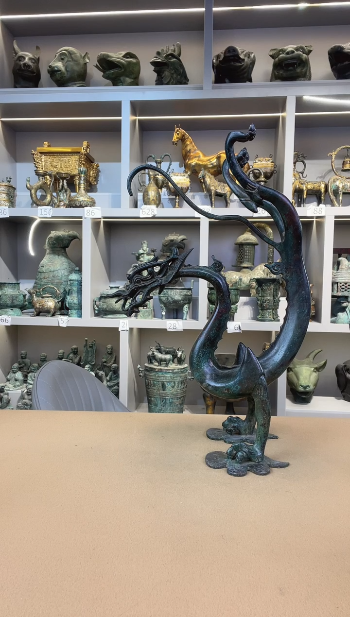 铜倒立龙000000000