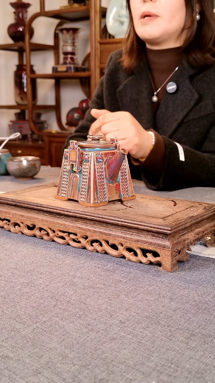 瓷片许君以昌 土魂钧瓷