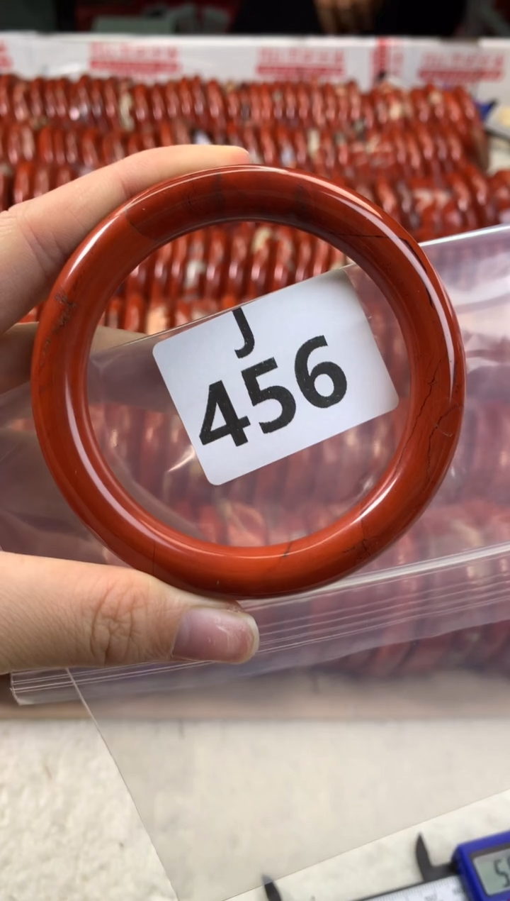 【闪购商品】碧石红碧石手镯J未镶嵌456-60