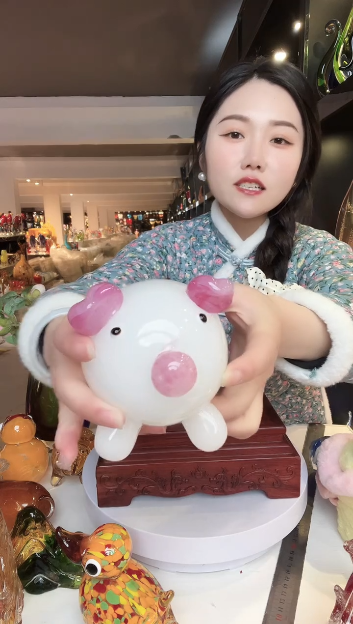 【闪购商品】茶盏琉璃摆件家居摆件