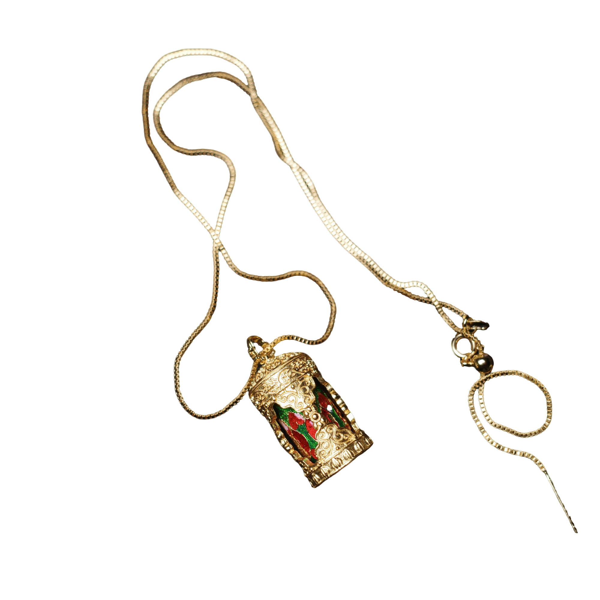 铜镀18K金转经筒小吊坠儿（多样性发货 拍一发一 不含链子）