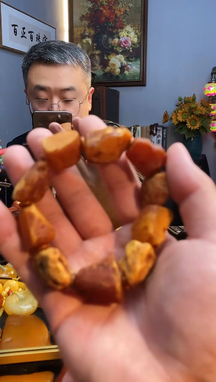 手串琥珀未镶嵌手串