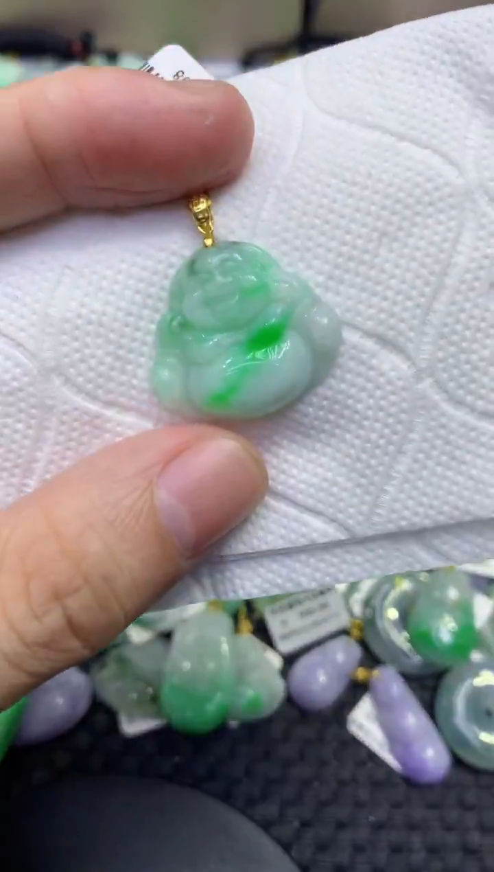 颈饰未镶嵌翡翠天然缅甸A货翡翠