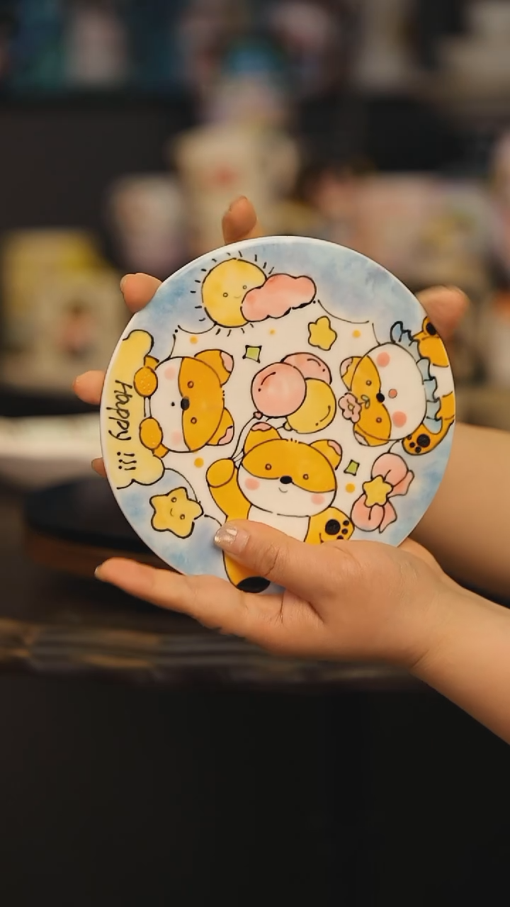 【闪购商品】摆件景德镇釉下彩绘设计师款式陶瓷