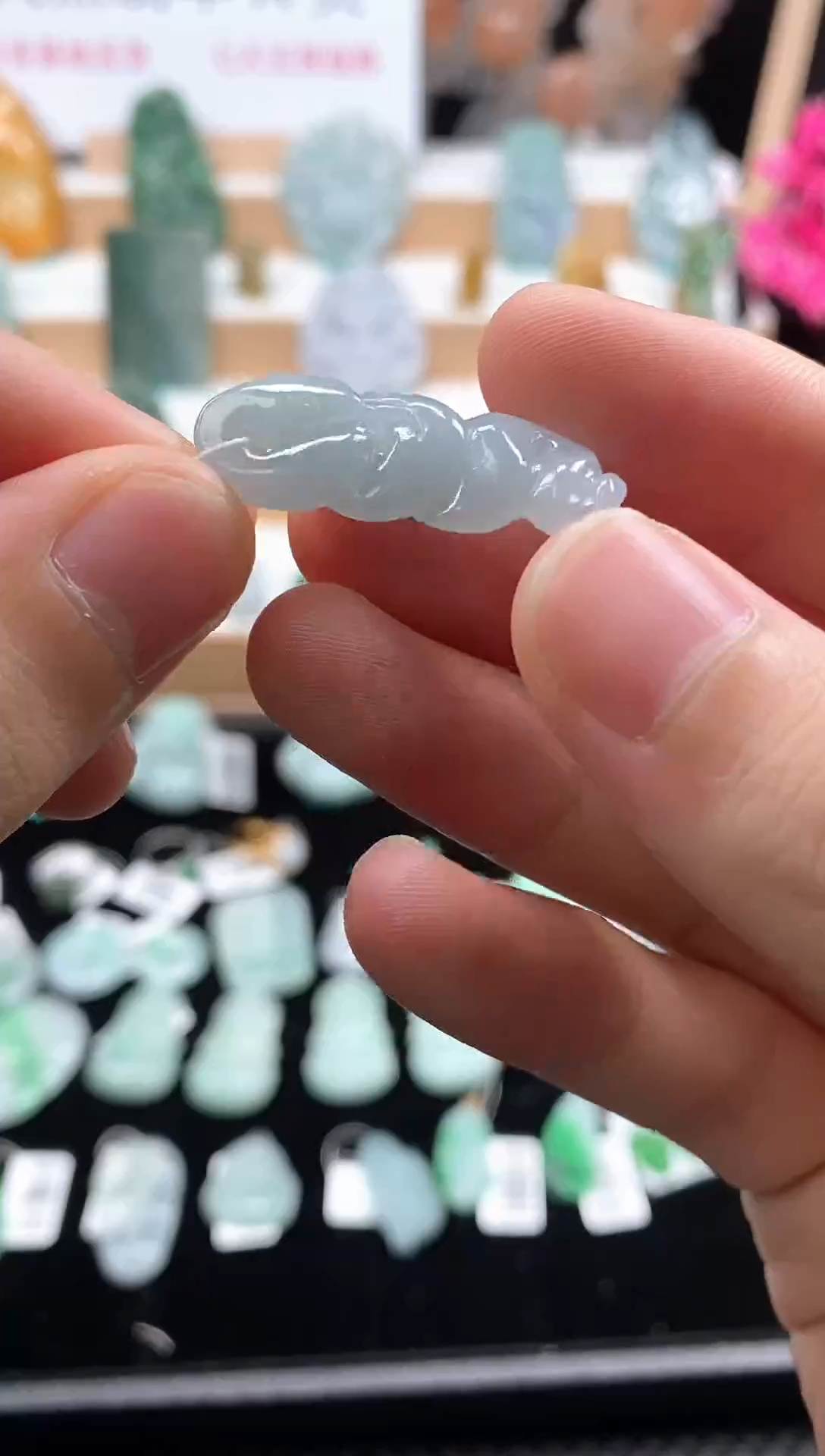 【闪购商品】翡翠颈饰未镶嵌19小蛇吊坠