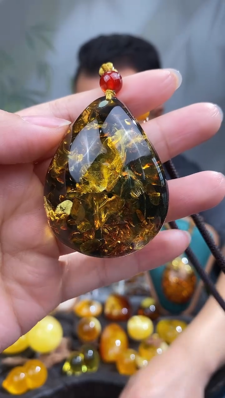 裸石琥珀未镶嵌 基地发货 一物一证 顺丰包邮