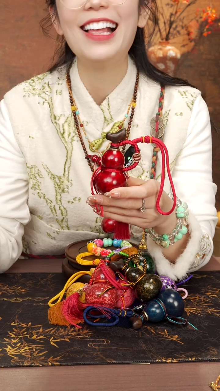 213--大漆开口小葫芦----178