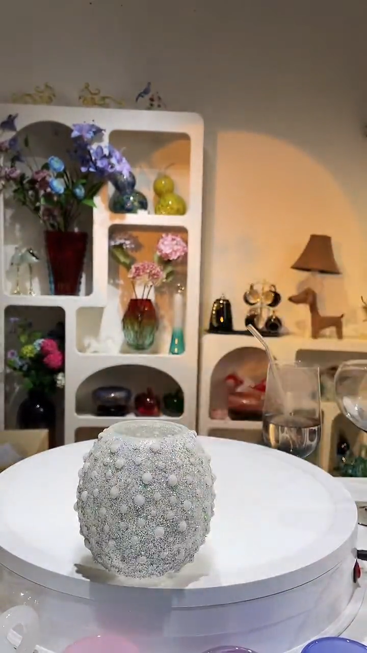 【闪购商品】琉璃一只大蓝色罐
