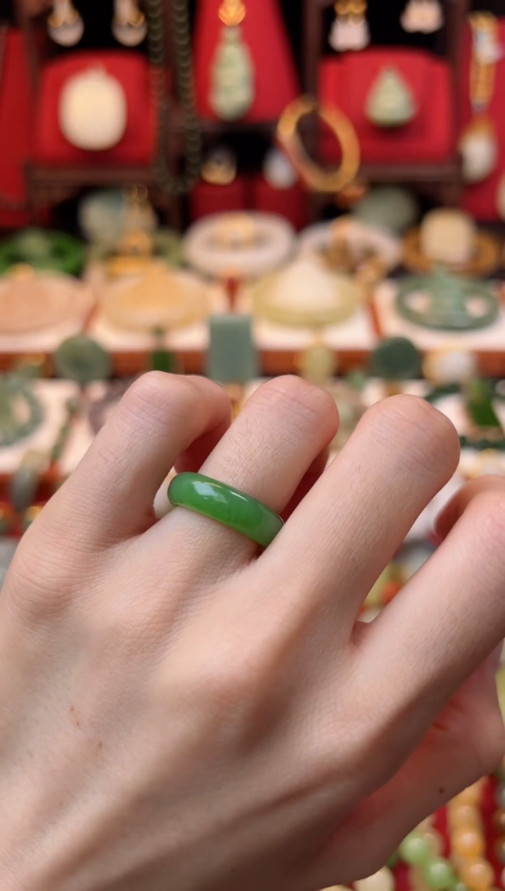 【闪购商品】和田玉戒指未镶嵌8 9