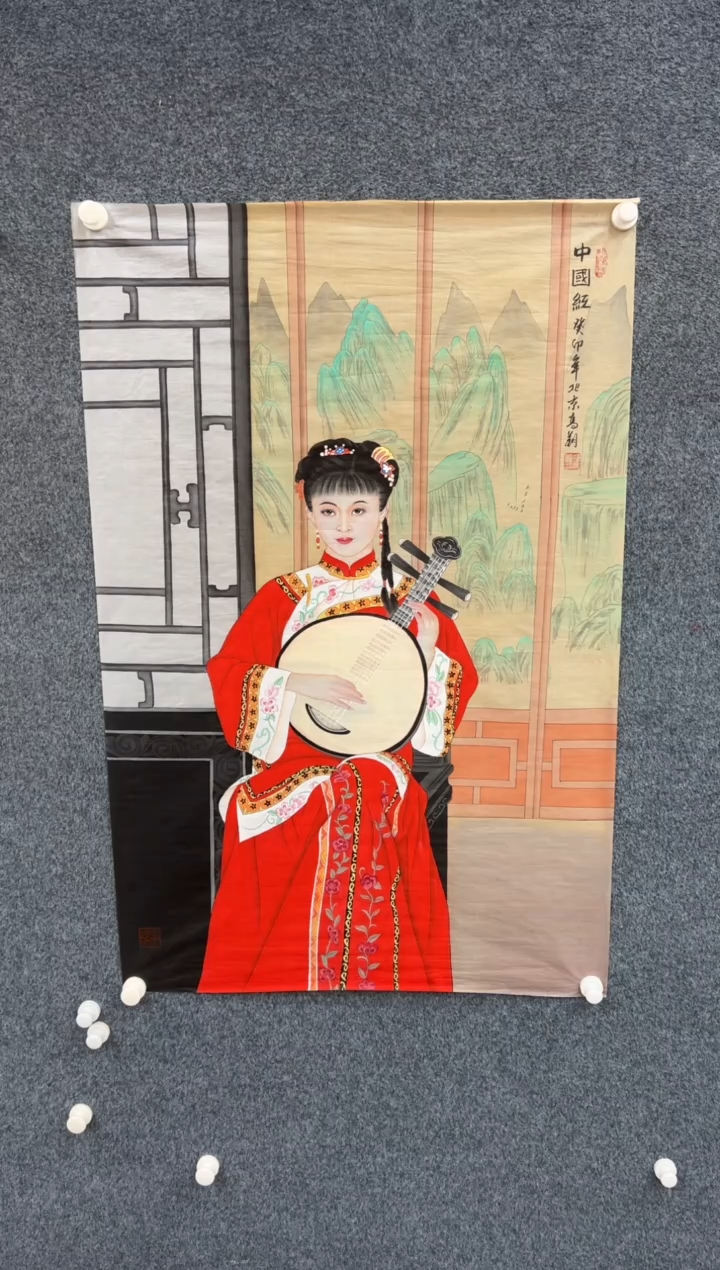 【闪购商品】国画3.11-冯高翔-四尺绢本-069
