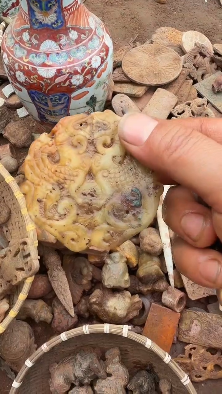 未镶嵌岫岩河磨玉（透闪石质玉）挂件放**想 岫岩河磨玉