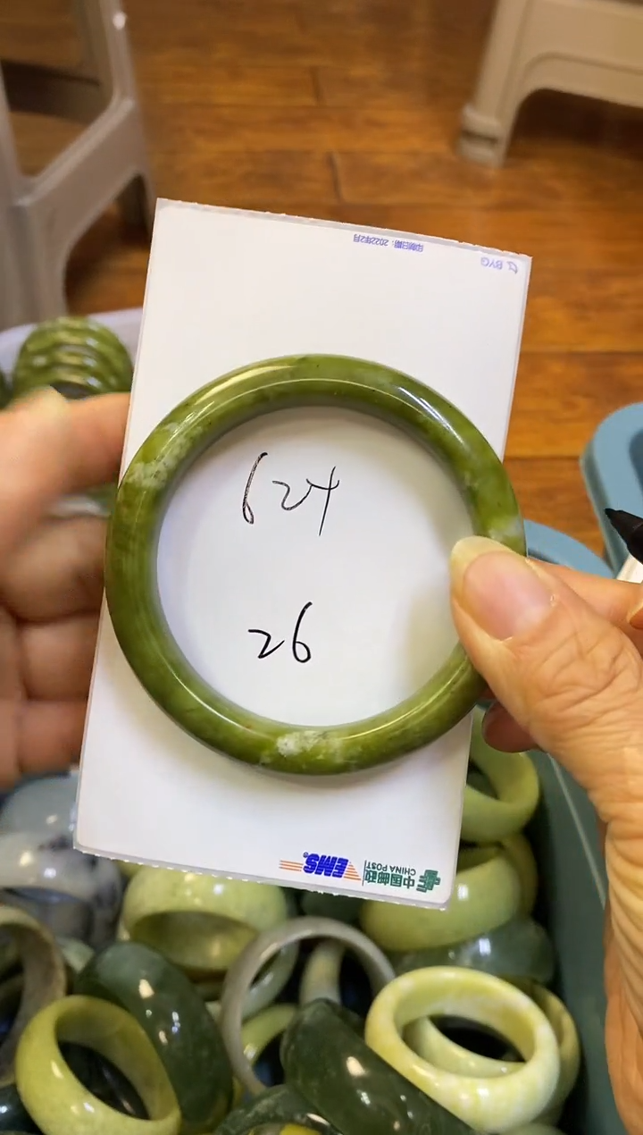 未镶嵌蛇纹石玉手镯26多样性随机发一