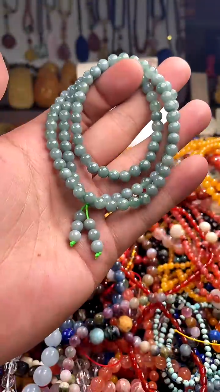 【闪购商品】翡翠手链未镶嵌(一物一件)148425