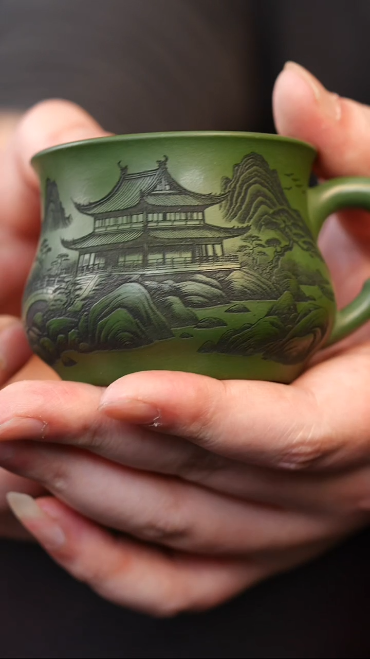 茶杯紫砂宜兴原矿全手工紫砂杯