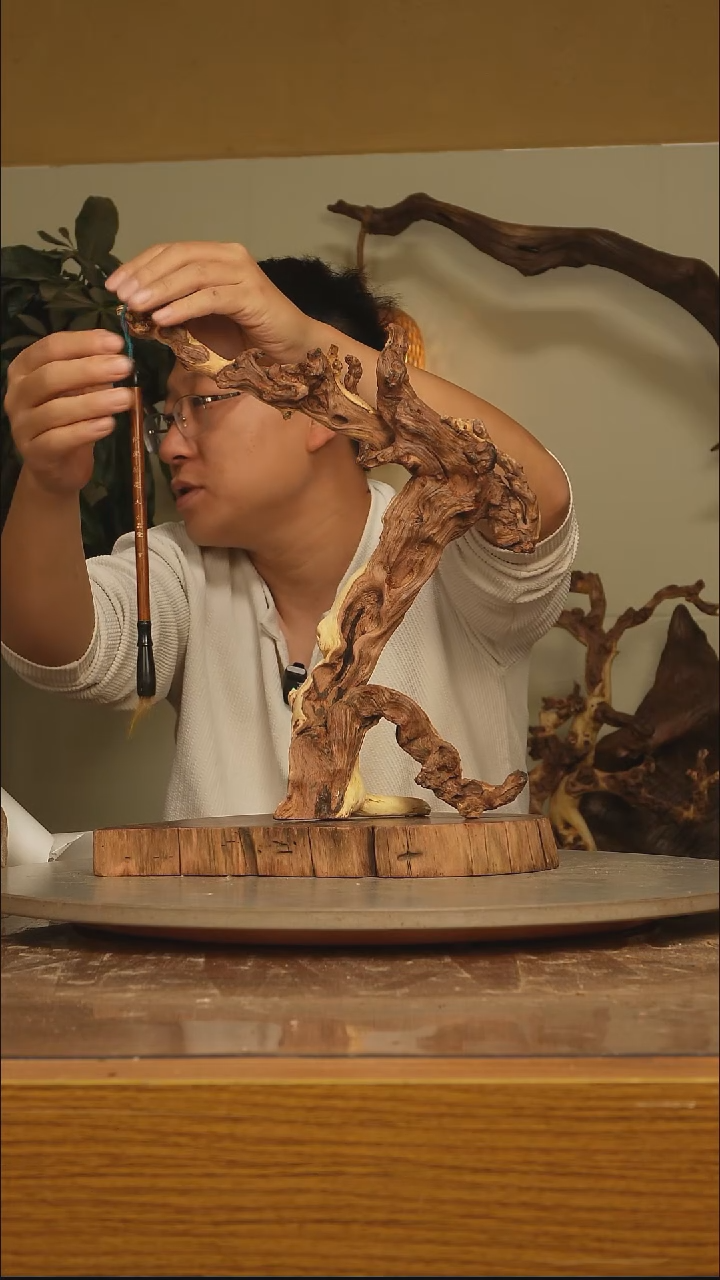 木?**哥根雕摆件513